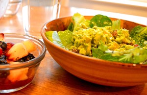 chickensaladandfruitsalad